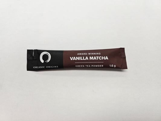 Organic Origins Premium Vanilla Matcha Stick Packs